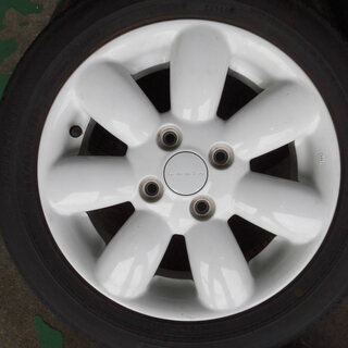 発送OKバリ山●ラパン純正ホイール付★155/65R14★ファルケン ４本　H-27