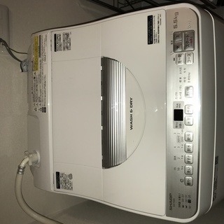 乾燥機能付き全自動洗濯機】2019年シャープ製 洗濯脱水5.5kg 乾燥