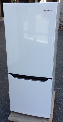 【RKGRE-355】特価！ハイセンス/Hisense/150L 2ドア冷凍冷蔵庫/HR-D15C/中古品/2018年製/当社より近隣無料配達！