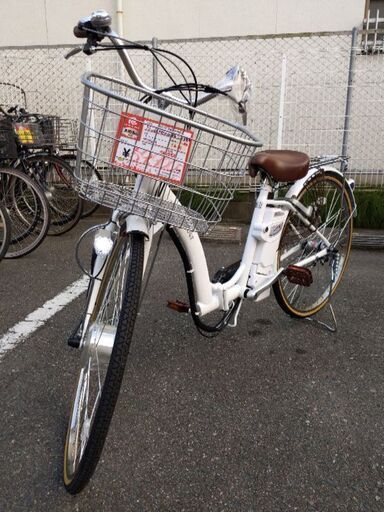 0528-03 未使用品 21テクノロジー 26インチ 電動アシスト自転車 福岡城南片江