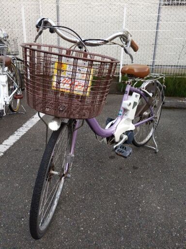 【おすすめ品】0528-04 中古品 2014年モデル 6.6Ah Panasonic 24インチ 電動アシスト自転車 福岡城南片江