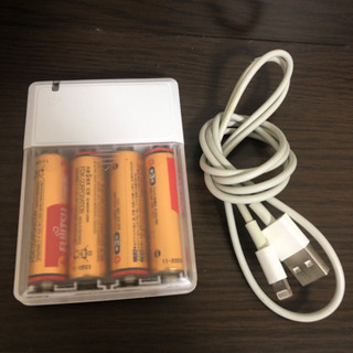 iPhone充電器　電池式