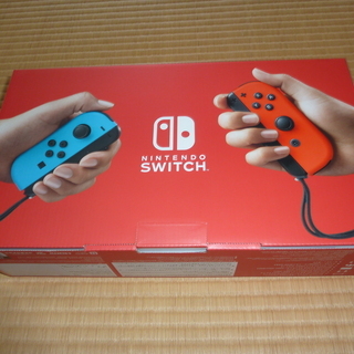 新品未開封！！】Nintendo Switch本体 Joy-Con(L)ネオンブルー/(R