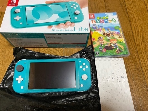 Switch lite ターコイズ+あつまれどうぶつの森セット