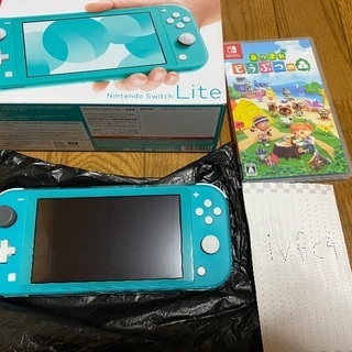 Switch lite ターコイズ+あつまれどうぶつの森セット