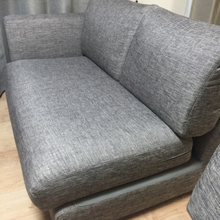コーナーソファ(NポケットA3 DR-GY-R)グレー