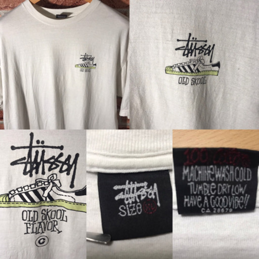 【90s】stussy ストューシー　ビッグロゴ　Tシャツ　XL