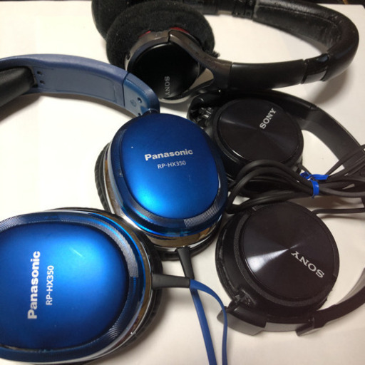 ハイレゾ音源対応 Sony Panasonic 高音質ステレオヘッドフォン3点セット ジャンク れんちぁん 宮之阪のオーディオ ヘッドフォン の中古あげます 譲ります ジモティーで不用品の処分