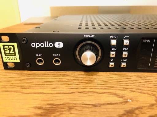 Universal Audio Apollo 8 DUO (10万円以上の厳選UADプラグインとThunderboltケーブル付き)＜オーディオインターフェース＞