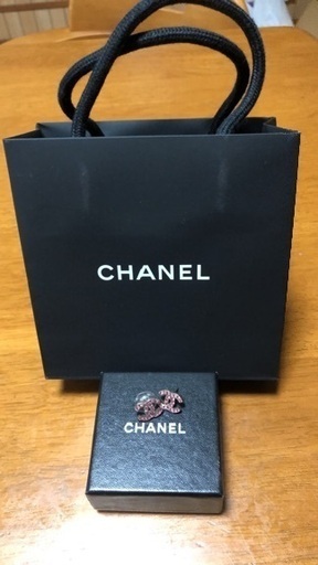 CHANEL ピアス ピンク ストーン キラキラ