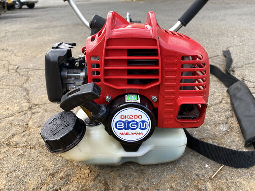整備済 刃新品 BIGm 使いやすいトリガーアクセル 20cc 草刈機 丸山製作所 BK200 現物確認歓迎 初期不良対応 整備済 刃新品 BIGm 使いやすいトリガーアクセル 20cc 草刈機 丸山