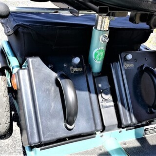 高速カスタム フランスベッド ハンドル型 三輪 電動車椅子 Ｓ637スマートパル　バッテリー新品交換済