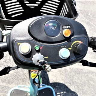 高速カスタム フランスベッド ハンドル型 三輪 電動車椅子 Ｓ637スマートパル　バッテリー新品交換済