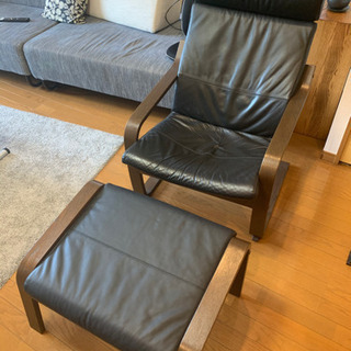 IKEA ポエング 本革 イケア