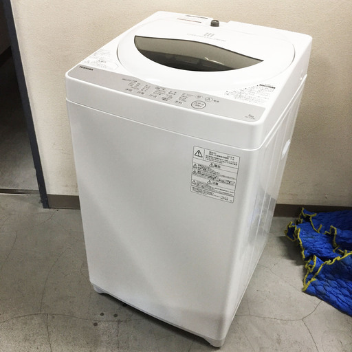 中古☆TOSHIBA 洗濯機 2018年製 5.0K