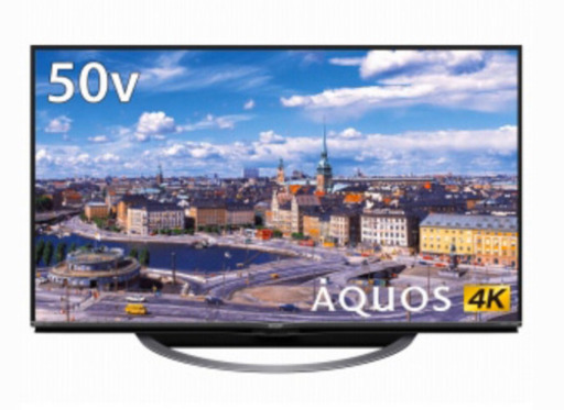 《新品》50V 4K対応シャープ 4T-C50AJ1 50V型地上・BS・110度CSデジタル 4K対応 LED液晶テレビ (別売USB HDD録画対応) Android TV 機能搭載4K対応AQUOS