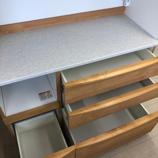 ★25 堀田木工所 カップボード レンジボード オープンボード 食器棚【リサイクルマート宇宿店】 - 家具
