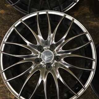 WORK STEEZ ワーク スティーズ 社外 18インチ 4本 7.5J5HPCD114.3+48 オーリス ストリーム アレテッツァ等 (VHI90) クレジットカード QR決済可能