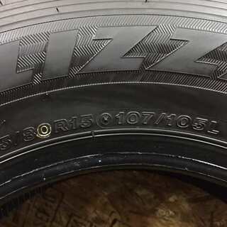 BS BLIZZAK VL1 195/80R15 107/105L LT 15インチ スタッドレス 4本 2017～2018年製 ハイエース ボンゴ等 (TF295) クレジットカード QR決済可能
