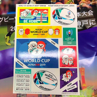 神戸　ラグビー ワールドカップ 非売品 ステッカー シール