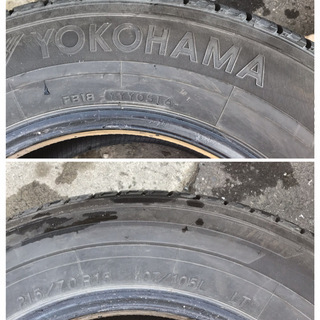【格安】215/70R15 107/105L YOKOHAMA JOBRY52 2016年製　中古夏タイヤ４本