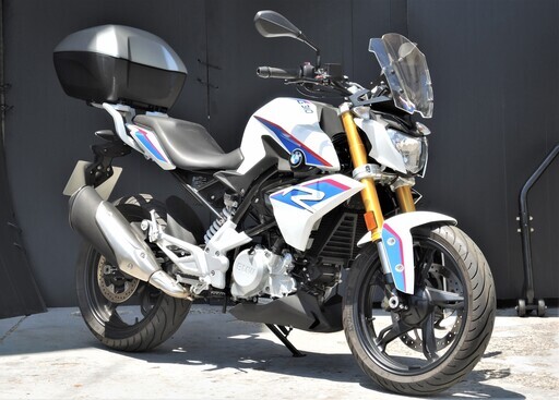 愛媛発★美車 BMW G310R エンジン好調♪ 車検無 走行距離9,720km =始動動画有= バイザー＆トップケース\u0026GETC等付