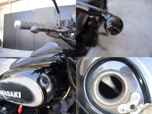 愛媛発★ エリミネーター400 ZL400A エンジン好調♪ 4-1管マフラー 走行距離38,081km バック&サイドステー付