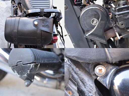 愛媛発★ エリミネーター400 ZL400A エンジン好調♪ 4-1管マフラー 走行距離38,081km バック&サイドステー付