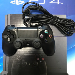 PS4本体 美品！動作確認済 コントローラ,箱,イヤホン,ケーブル,説明書あり