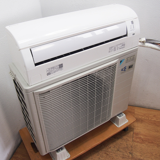 良品 ダイキン DAIKIN AN40UEP-W ストリーマ搭載エアコン 2017年製（14畳・単相200V） ホワイト Eシリーズ (DD10)