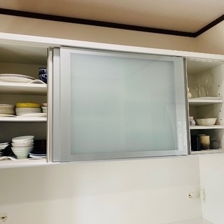 【最終値下げ】出品3/6まで　食器棚　レンジボード 最終値下げ 食器棚 キッチンボード レンジボード