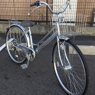 美品車＞CHACLE チャクル・ノーパンク自転車・27インチ・6段変速