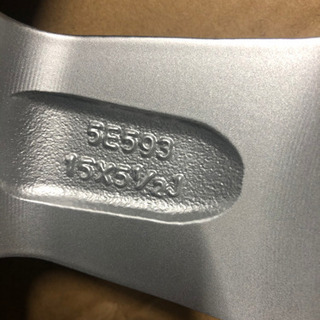 ほぼ新品ホイール。