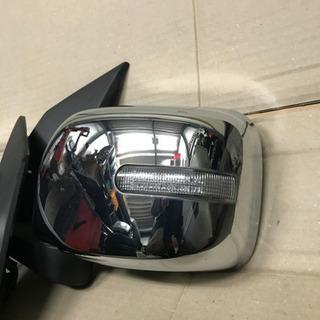 外装、車外用品 希少 EKワゴン 純正オプション メッキウインカーミラー 