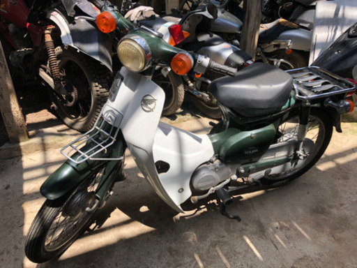 【売約済】美品 実働 前後タイヤ新品 BT新品 キャブOH済 ホンダ C50 スーパーカブDX DELUXE 原付バイク