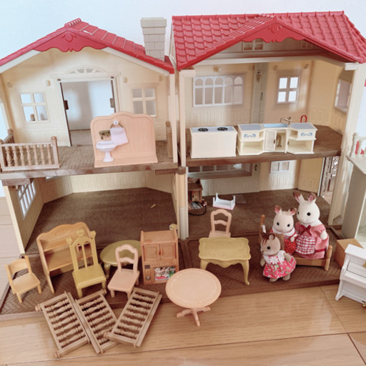 シルバニアファミリー☆子供☆おもちゃ☆セット☆大きなお家☆小物セット