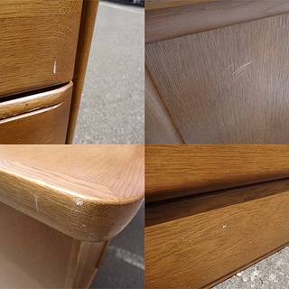 ☆Karimoku/カリモク☆書斎 デスク 机 学習机 両袖机 高級家具