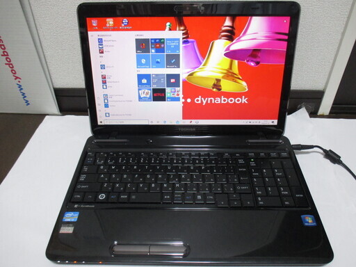 ②【美品格安】東芝dynabook T451/57DB／Corei7ノートパソコン／　リカバリー済 中古動作品