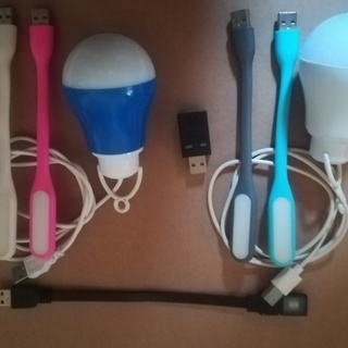 USB電源用ライト＆扇風機