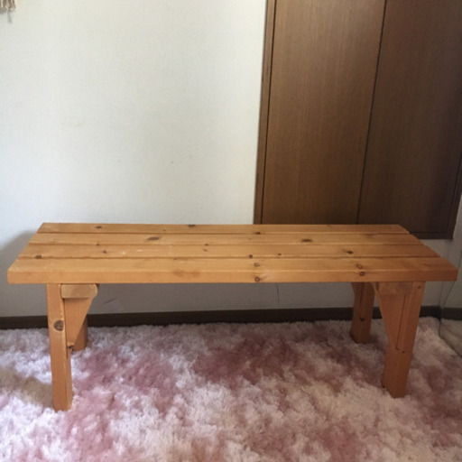 【使い勝手良い❣️】ベンチ、棚、収納！ナチュラルな白木