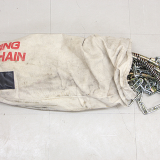 長期保管品 中古 美品 ケーブルチェーン 全長276cm × 幅47ｃｍ　位　タイヤチェーン ワイヤーチェーン 大型 11ｔ　大型トラック(A340wY)