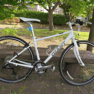 【受付終了】 GIANT ◆ ESCAPE AIR 2014 XS マットホワイト ◆ 屋内保管　ジャイアント エスケープ