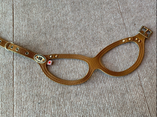 バディベルト　4号　小型犬　茶色　ペット　ハーネス　首輪