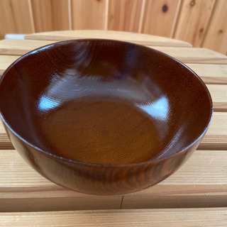 木製のお碗土瓶お箸