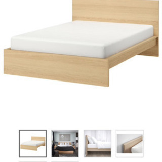 IKEA MALM クイーンベッド 引き取り可能な方限定