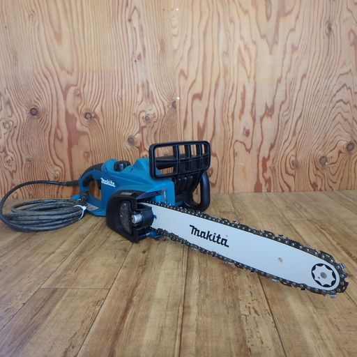 マキタ チェーンソー MUC351 350mm 動作確認済み チェンソー 91VG-52E 電源 100V 切断機 木材 カット 林業 電動工具 DIY 中古品 宮城 MAX