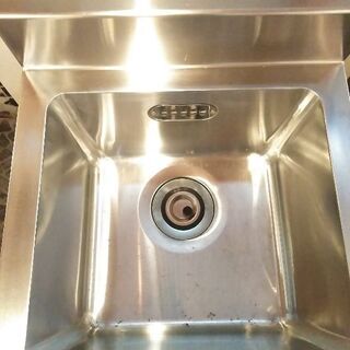 1槽シンク 流し台 総ステンレス 45角 丸脚