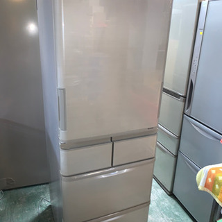 ポ早ク SHARP ノンフロン冷凍冷蔵庫 SJ-W411E-N 2018年製 美品 中古