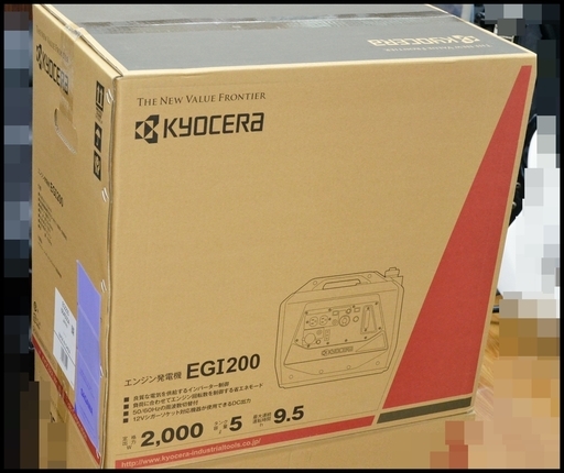 未開封 京セラ (リョービ) EGI200 インバーター発電機