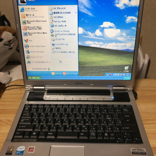 FMVビブロ WindowsXPノートパソコン(オフィス付き)